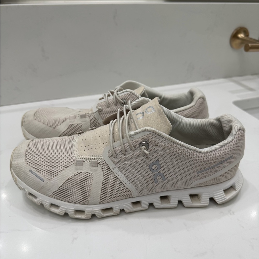 On Running Beige Athletic Shoes